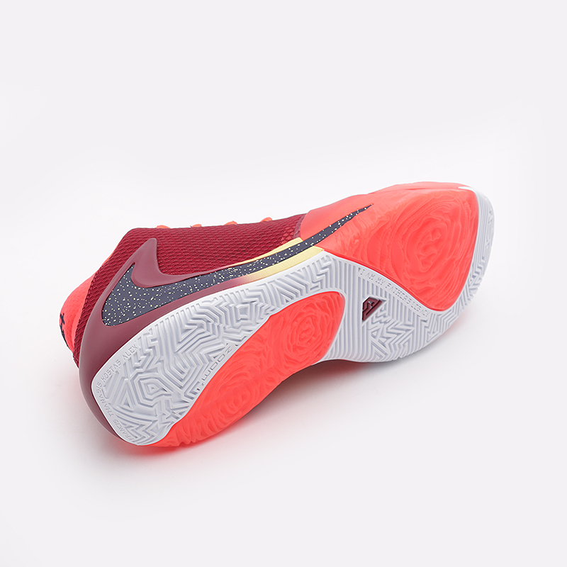 мужские бордовые баскетбольные кроссовки Nike Zoom Freak 1 BQ5422-600 - цена, описание, фото 5